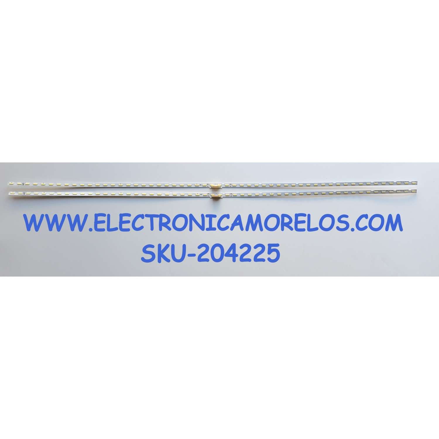 KIT DE LEDS PARA TV SAMSUNG 2 PIEZAS / NUMERO DE PARTE BN96-45635A / 45635A / 65'' NEW EDGE-54ea-180223-7020 / 65''-NEW EDGE-54ea-180223-7020 / V8N1-650SM0-R0-180322 / MODELOS UN65RU7300 / UN65NU6070 / UE65NU7170 / UN65RU7100 / UE65NU7102 / UE65NU7140U / MAS MODELOS EN DESCRIPCIÓN